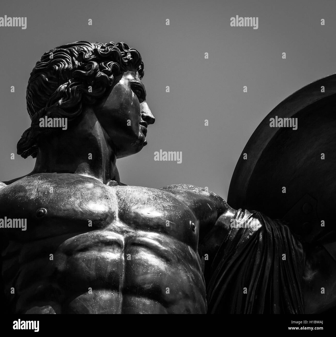 Photo en gros plan de la statue d'Hercule dans Hyde Park, Londres Banque D'Images