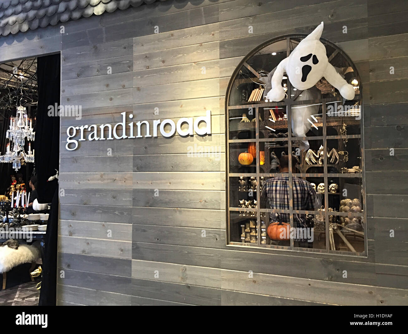 L'affichage à l'Halloween Grandinroad , NEW YORK, USA Banque D'Images