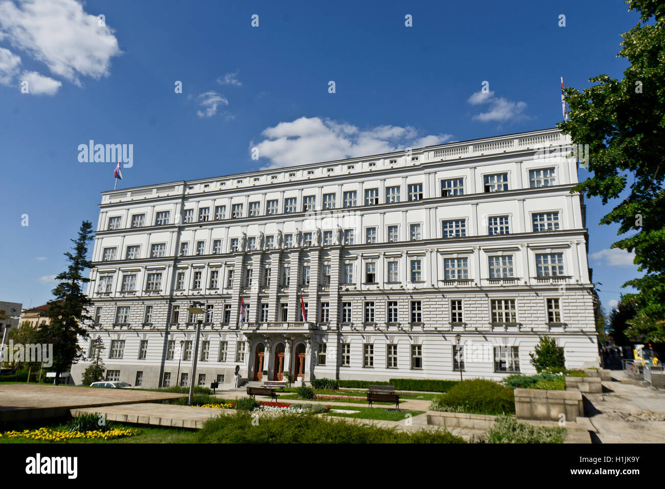 Ministère des finances de Serbie, Belgrade Banque D'Images