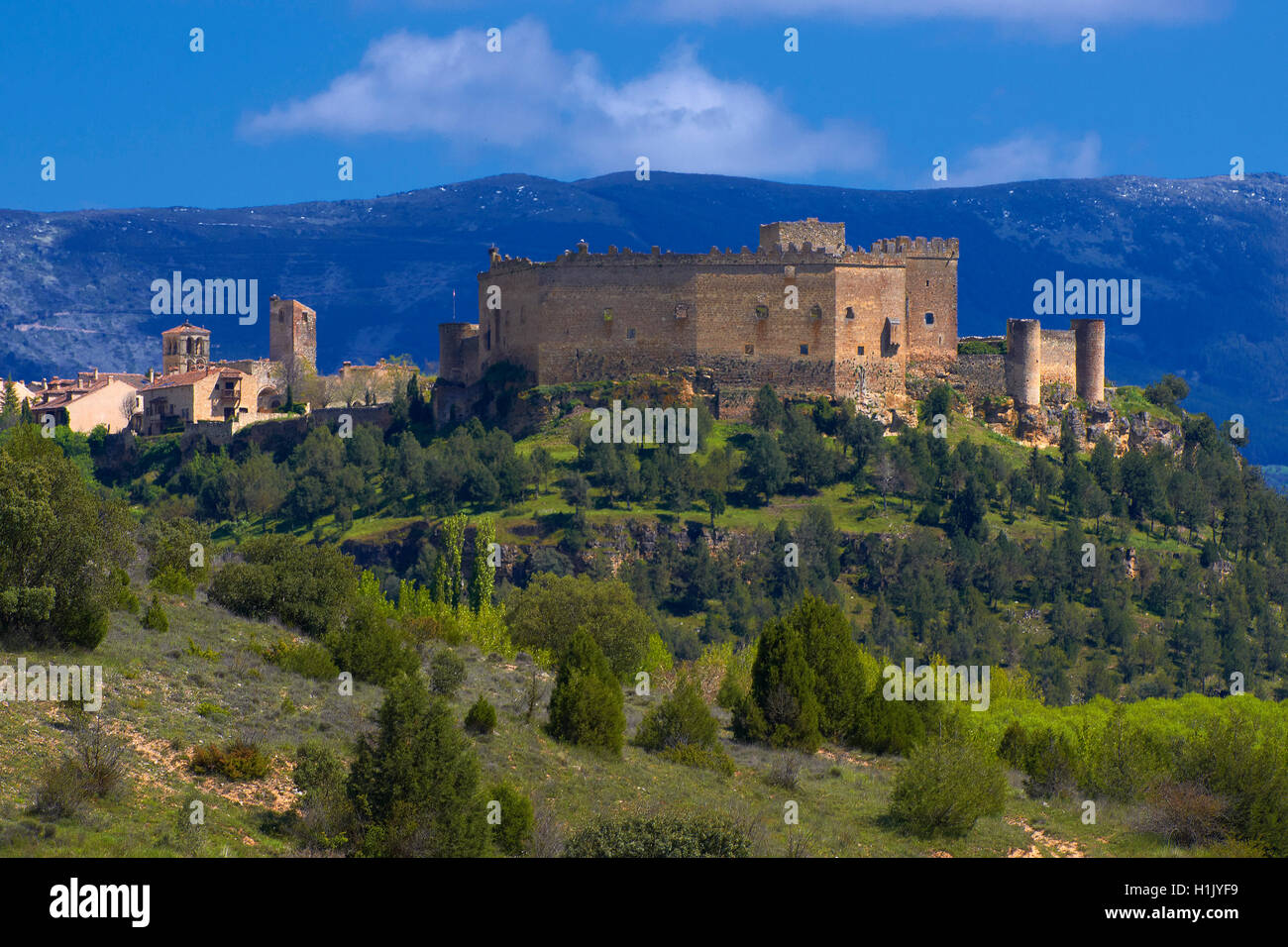 Pedraza, château, Ignacio Zuloaga Museum, province de Ségovie, Castille Leon, Espagne. Banque D'Images