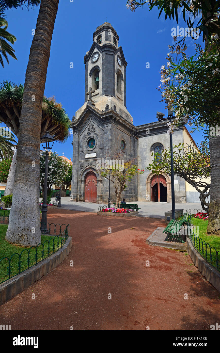 Église Nuestra Señora de la Peña de Francia, Puerto de la Cruz, Teneriffa, Kanarische Inseln, Spanien Banque D'Images