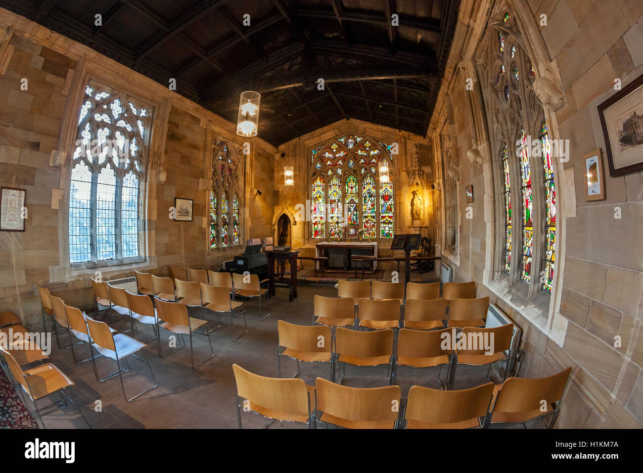 Chapelle de Sainte Marie Chantry, Wakefield, de l'intérieur Banque D'Images