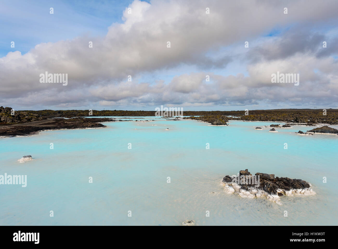 Gratdavik près de Blue Lagoon, à l'ouest de l'Islande, Islande Banque D'Images