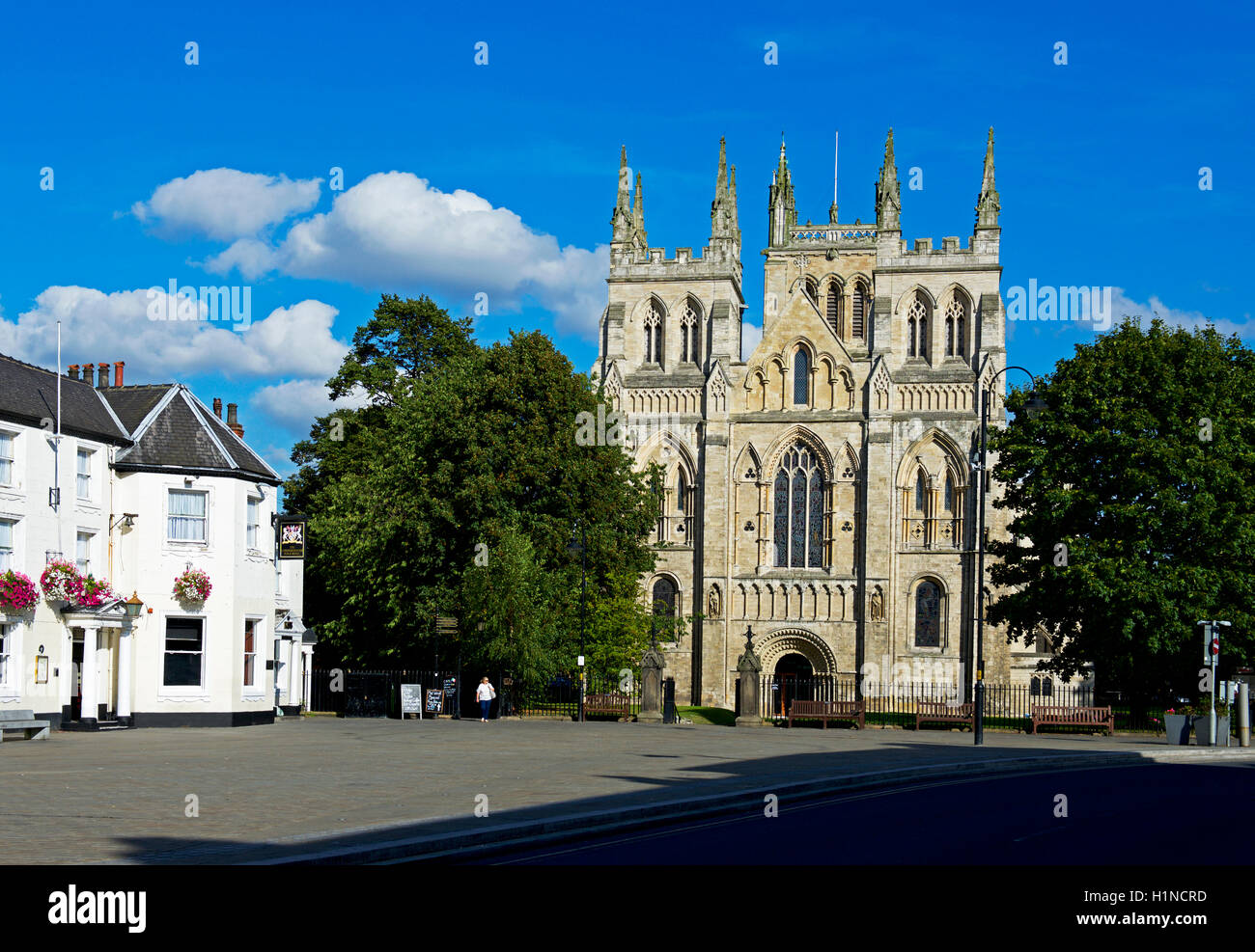 Selby Abbey, North Yorkshire, England UK Banque D'Images