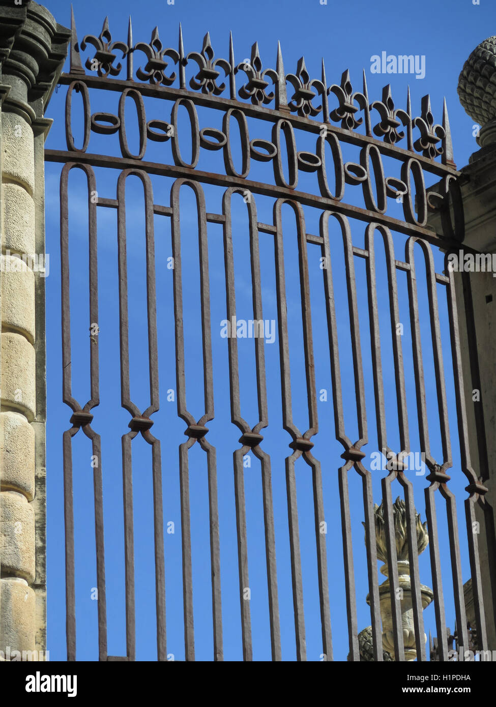 Travail du fer ouvragé à la Cathédrale de Jaen, Espagne Banque D'Images