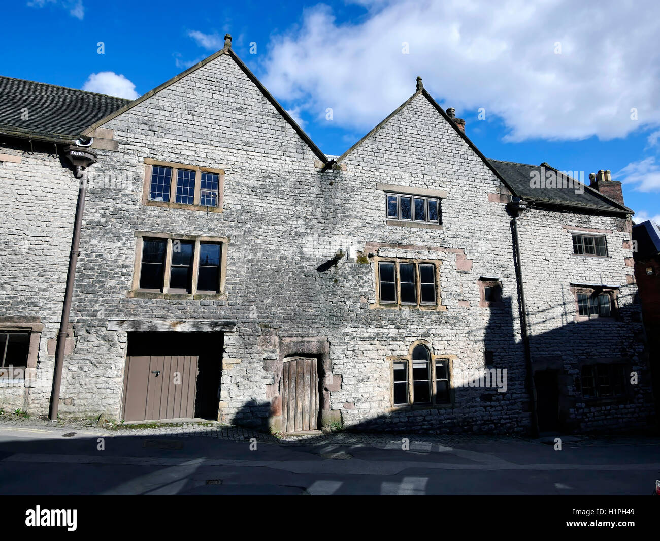 Wirksworth village ville Parc national de Peak District, Derbyshire carrière de calcaire de Cromford marche à pied route chemin Walkers Banque D'Images