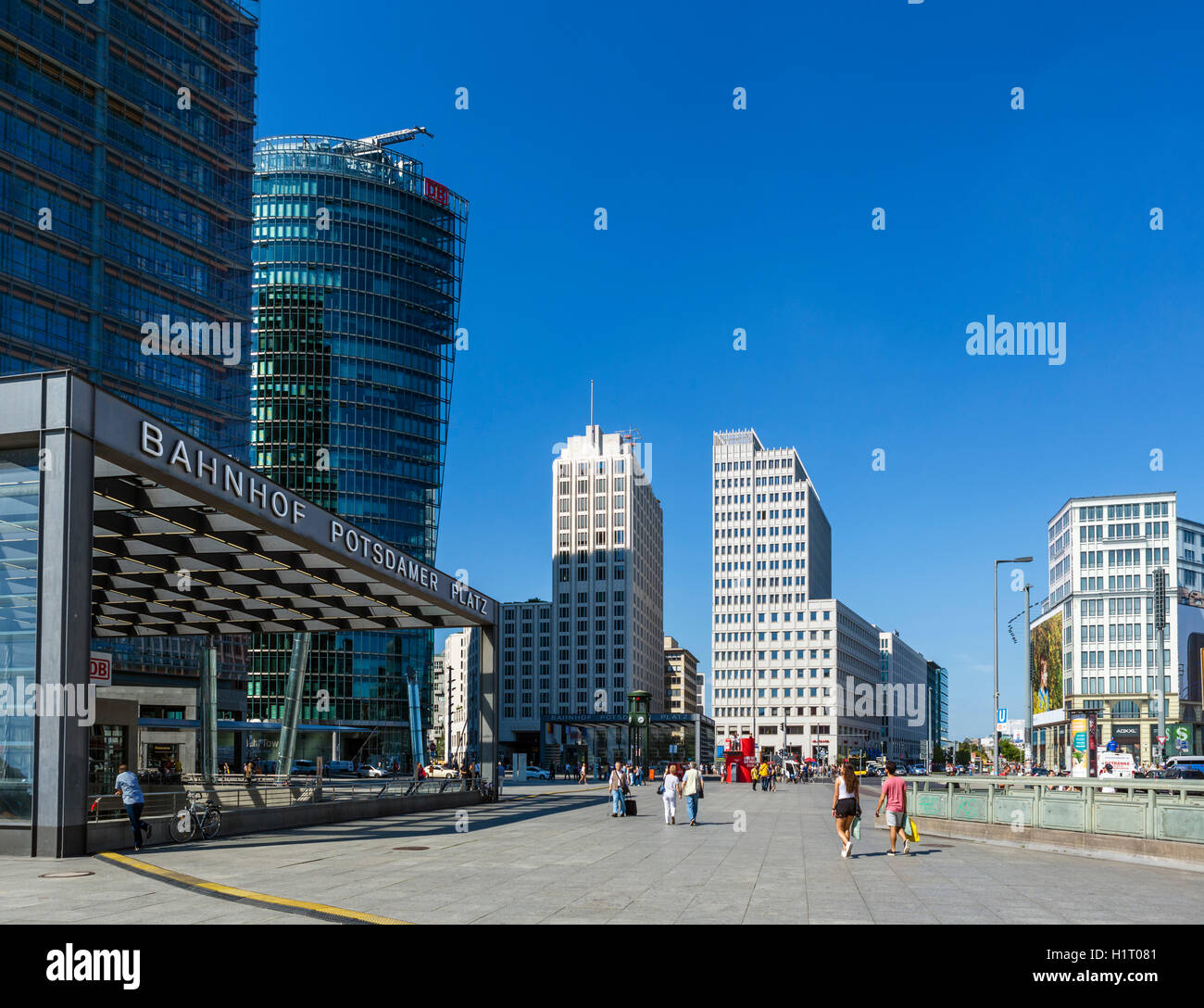 La Potsdamer Platz, Berlin, Allemagne Banque D'Images