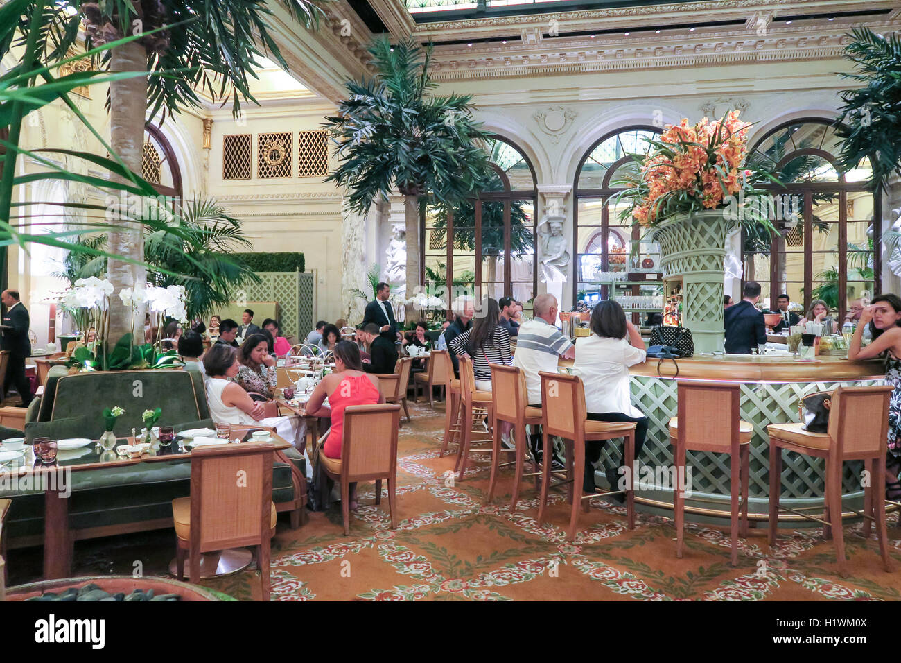 Palm Court, Plaza Hotel, NYC Banque D'Images