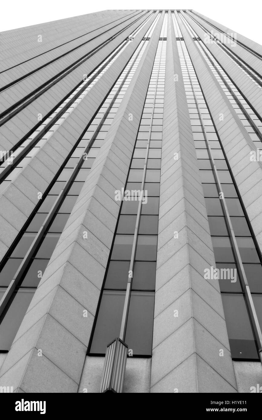 L'Aon Center à Chicago, IL, le troisième plus haut édifice de la ville. Banque D'Images