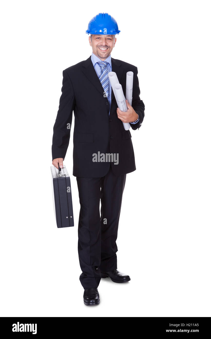 Portrait Of Happy Architect Banque D'Images