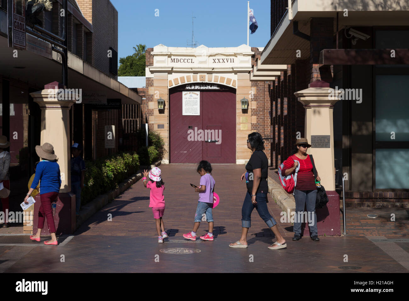 Old Dubbo Objectif était une prison de la ville de Dubbo, New South Wales, Australie. New South Wales Australie Dubbo Banque D'Images