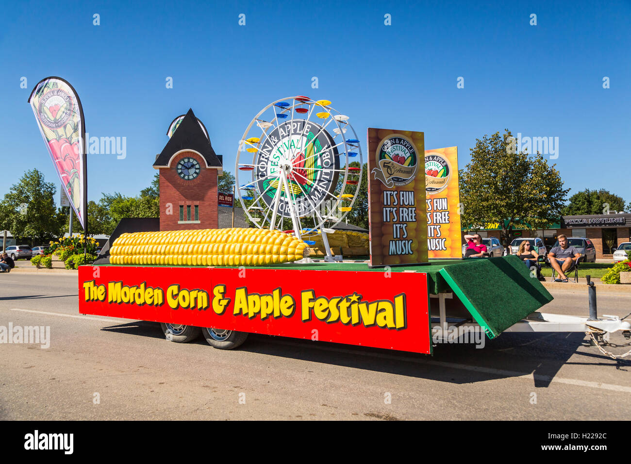 Le festival des récoltes 2016 street parade à Winkler, au Manitoba, Canada. Banque D'Images