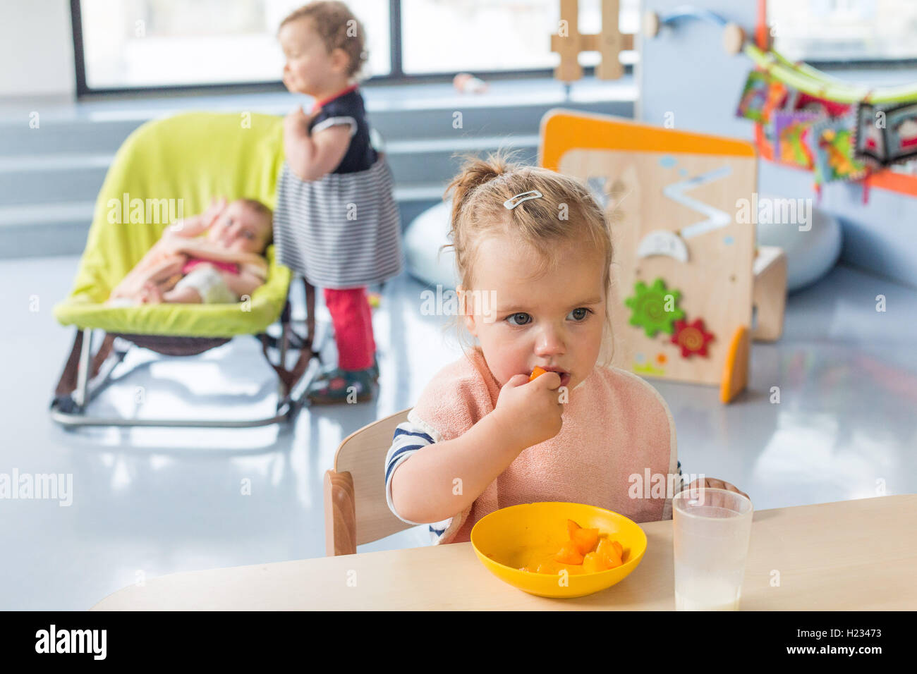 Pouponnière, Angoulême, France. Banque D'Images