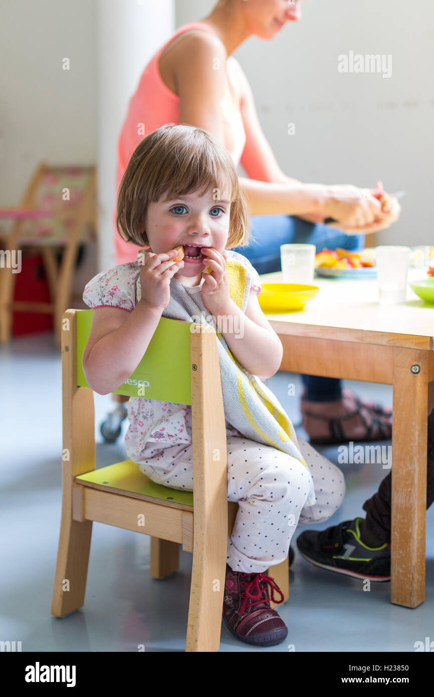 Pouponnière, Angoulême, France. Banque D'Images