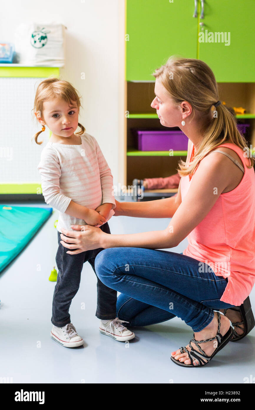 Pouponnière, Angoulême, France. Banque D'Images