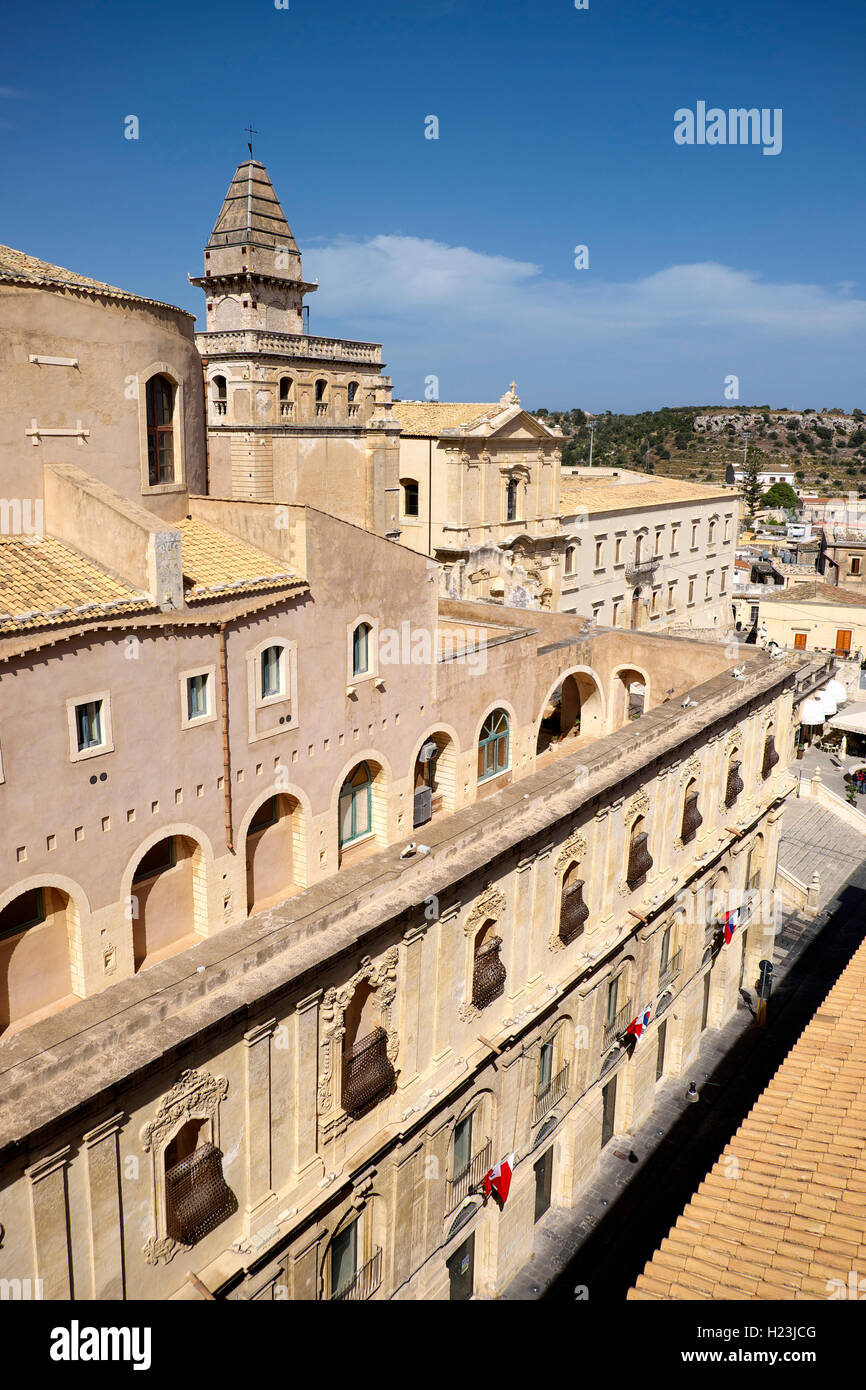 Santissimo San Salvatore Monastère, Noto, Sicile, Italie Banque D'Images