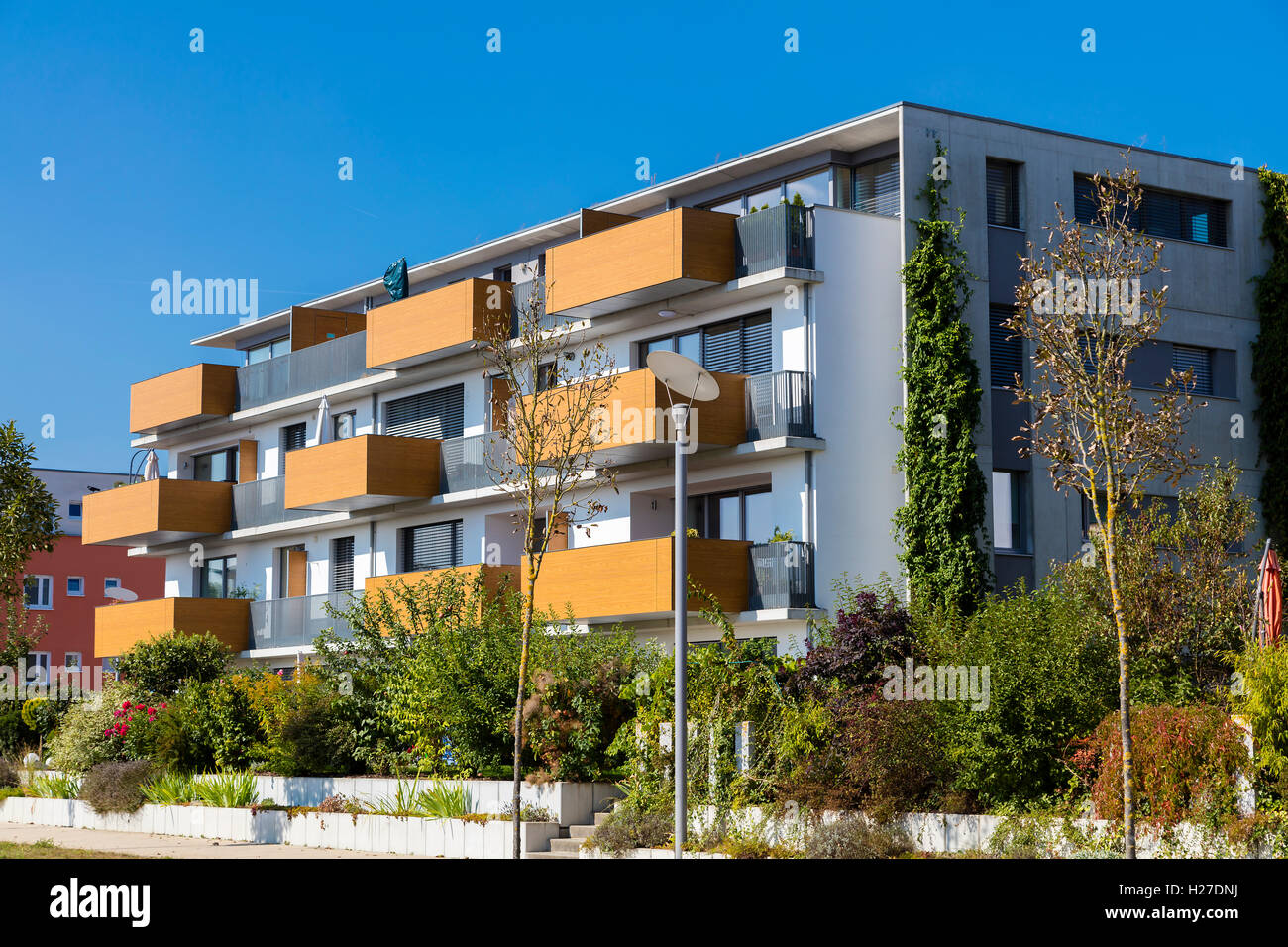 Nouvelle maison de vacances moderne Banque D'Images
