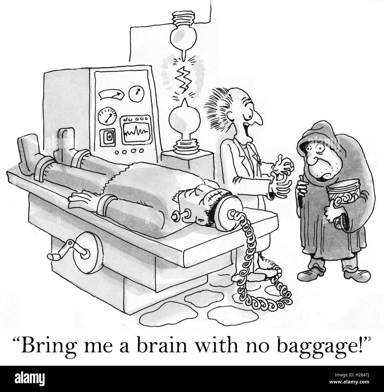 Chirurgie du cerveau Banque D'Images