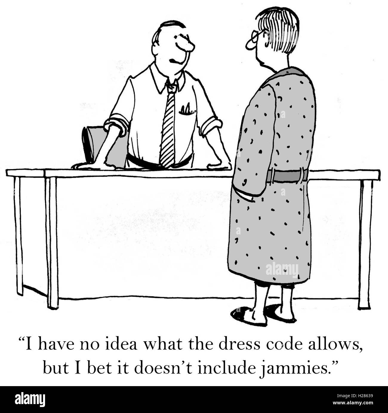 Code vestimentaire Banque D'Images