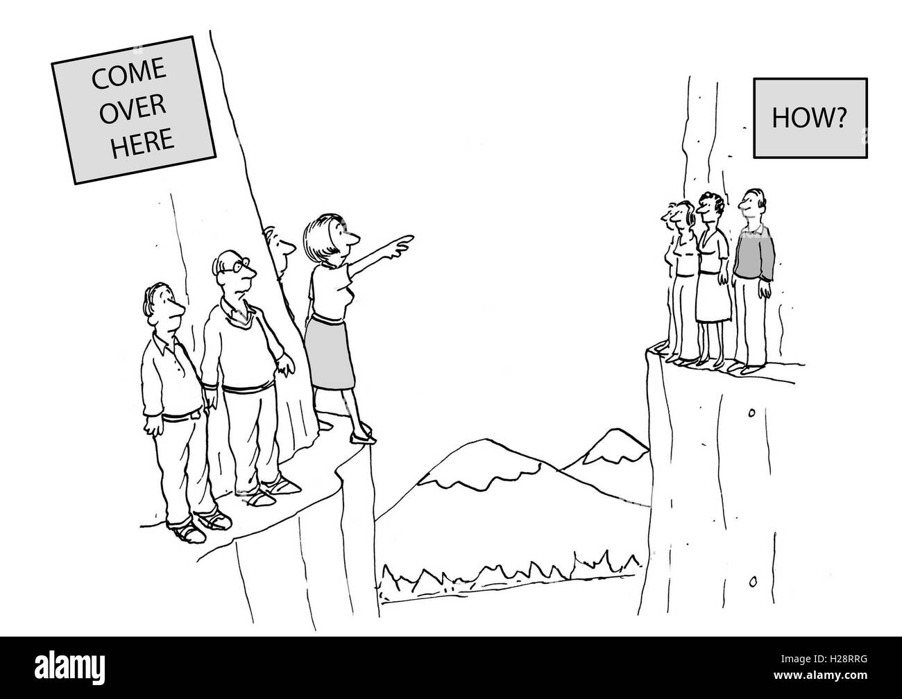 La gestion du changement Banque D'Images