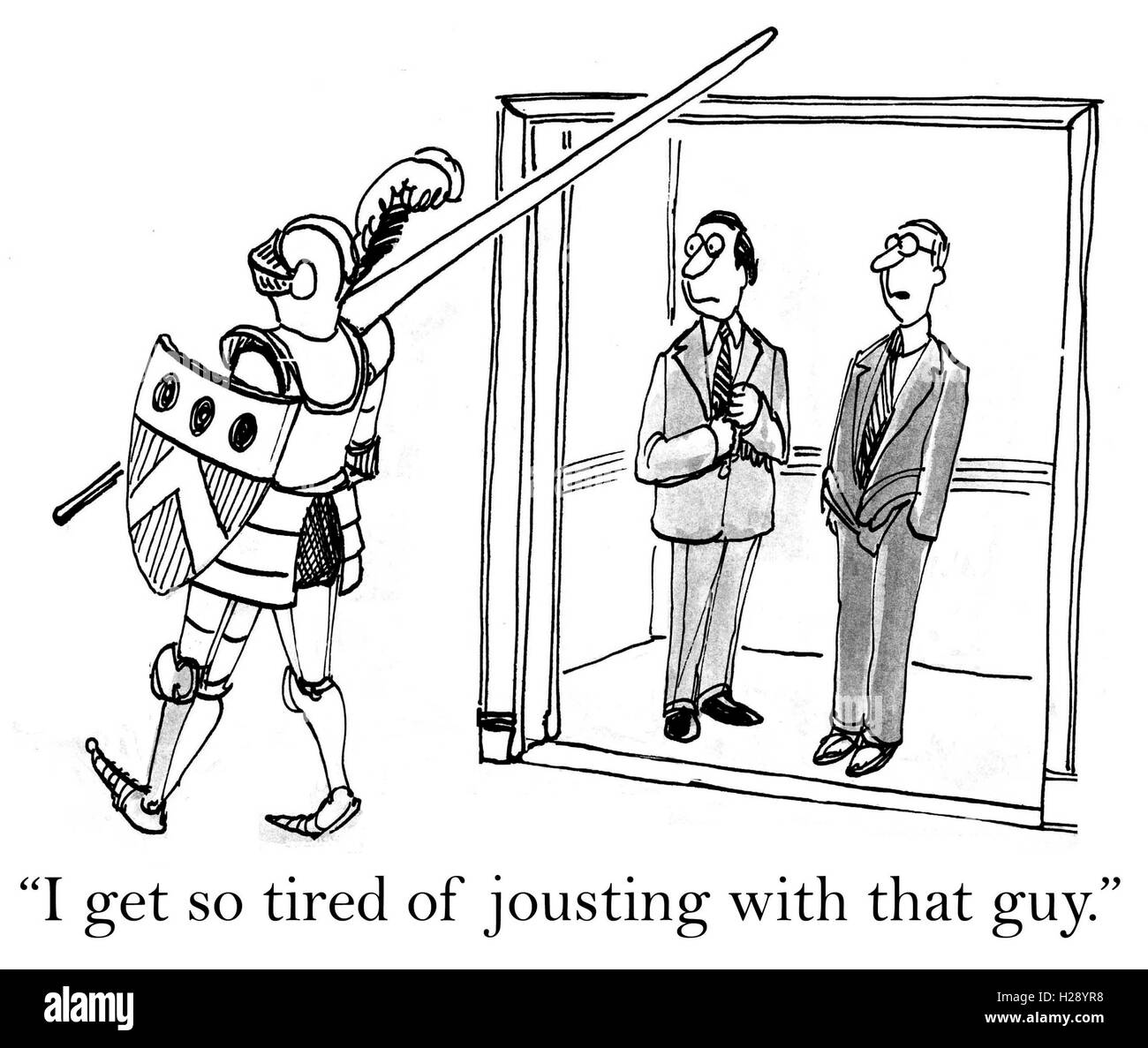 Employé difficile Banque D'Images