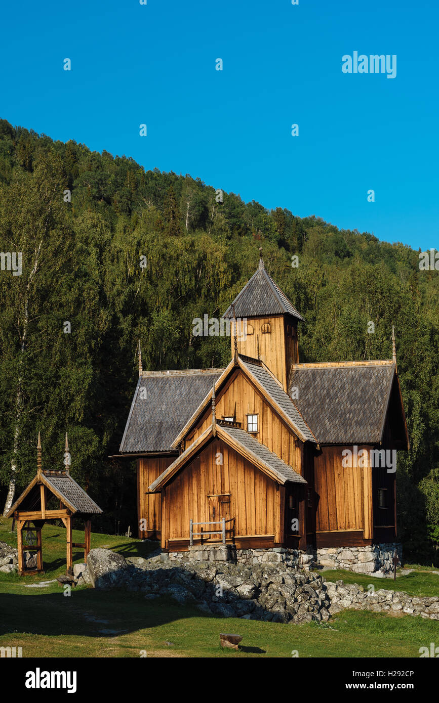 Église, Uvdal, Norvège, Numedal Banque D'Images