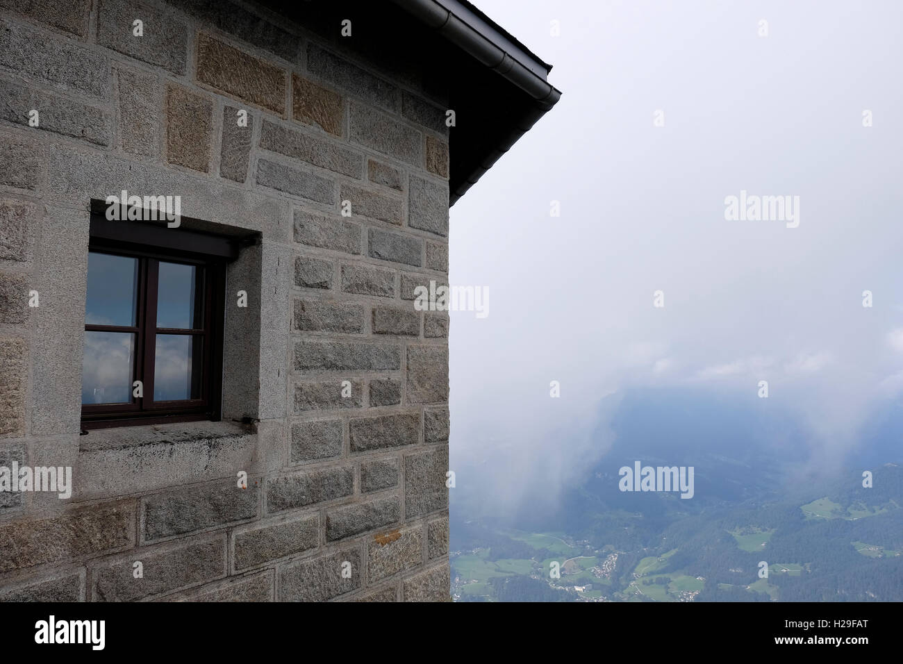 Nid d'Aigle d'Hitler à l'Obersalzberg à Berchtesgaden, en Allemagne. Banque D'Images