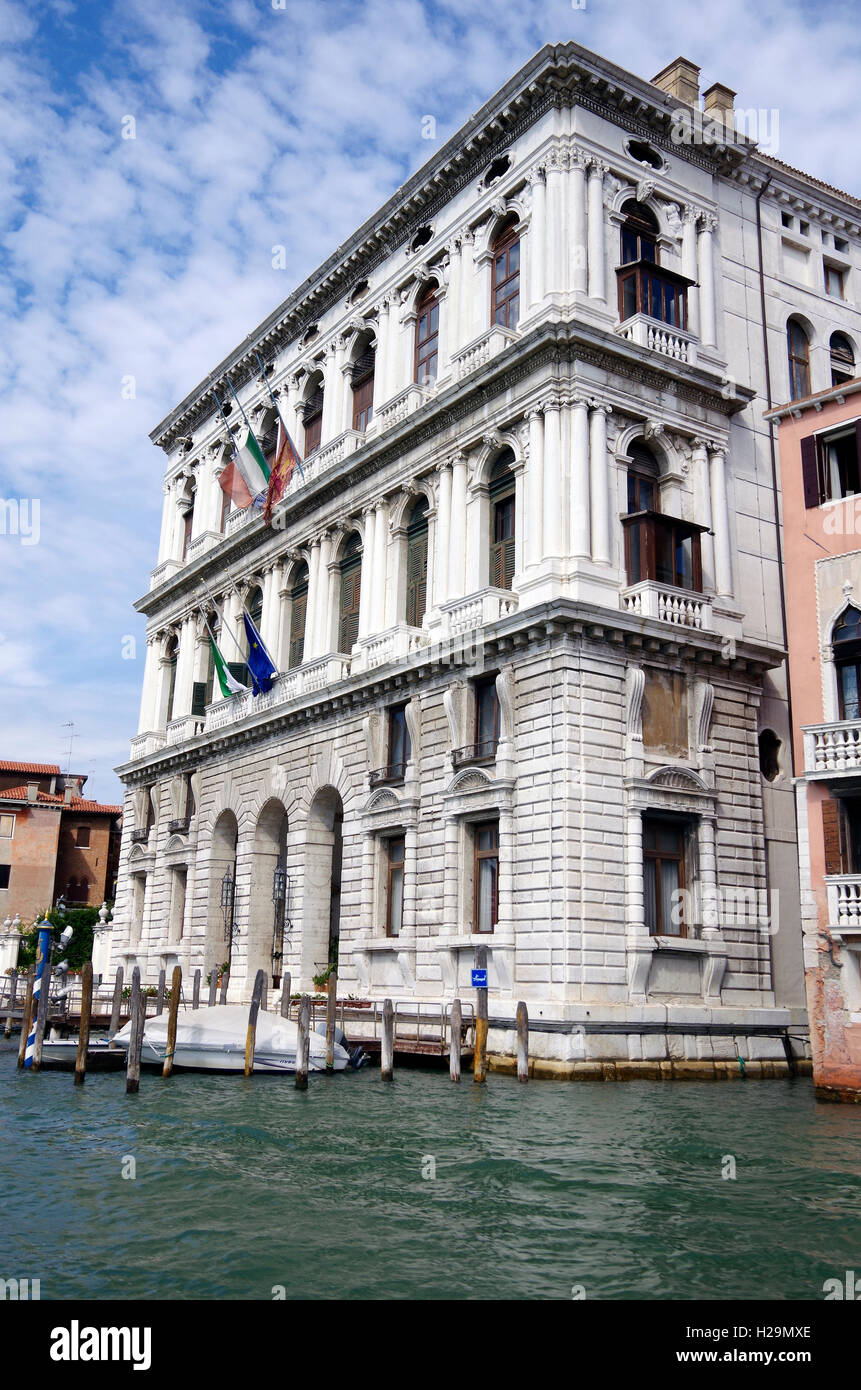 Italie Venise, Palazzo Corner Delle Ca' Granda Banque D'Images