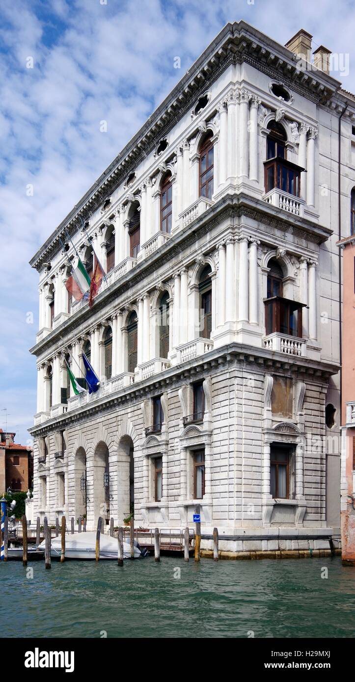 Italie Venise, Palazzo Corner Delle Ca' Granda Banque D'Images