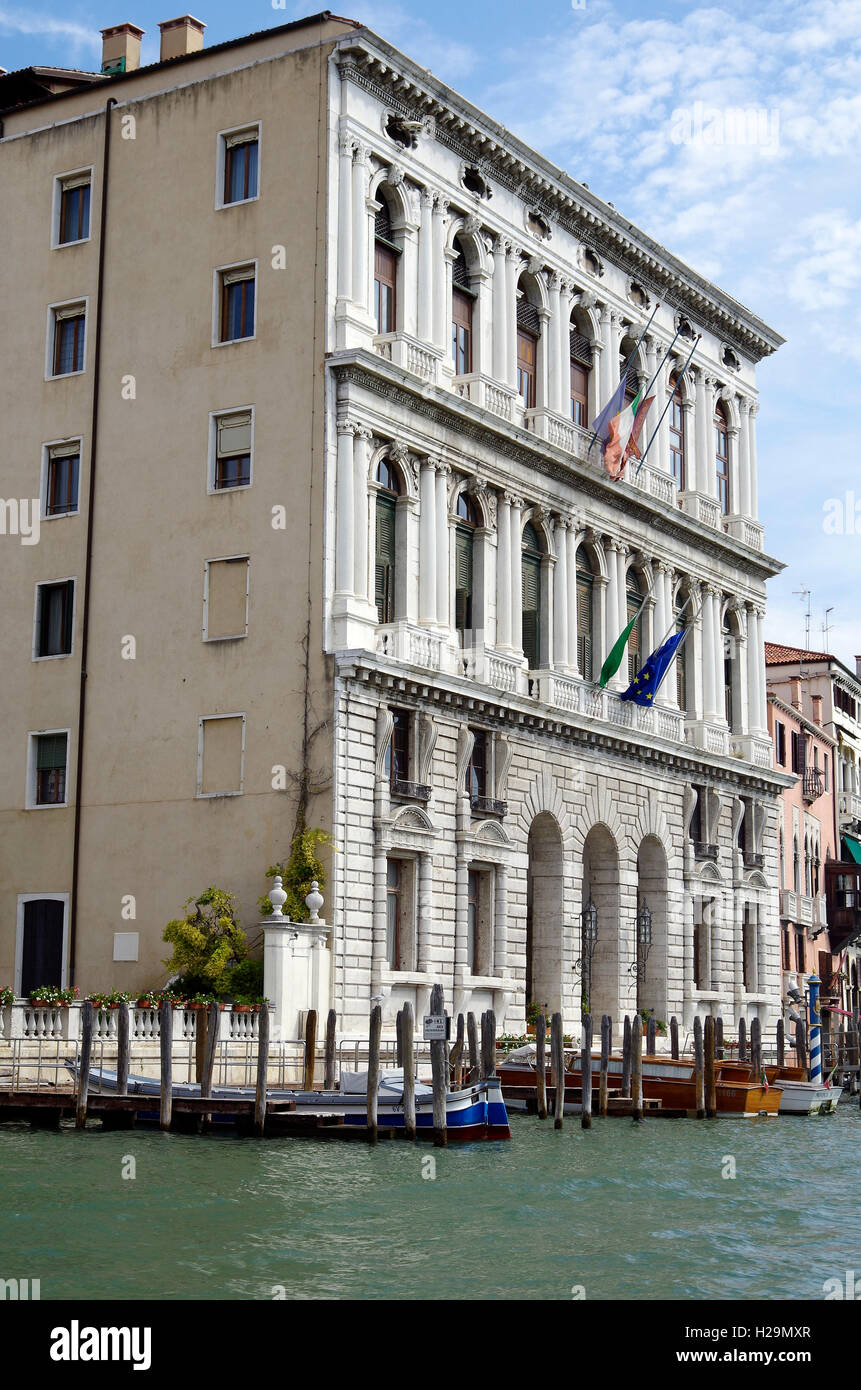 Italie Venise, Palazzo Corner Delle Ca' Granda Banque D'Images