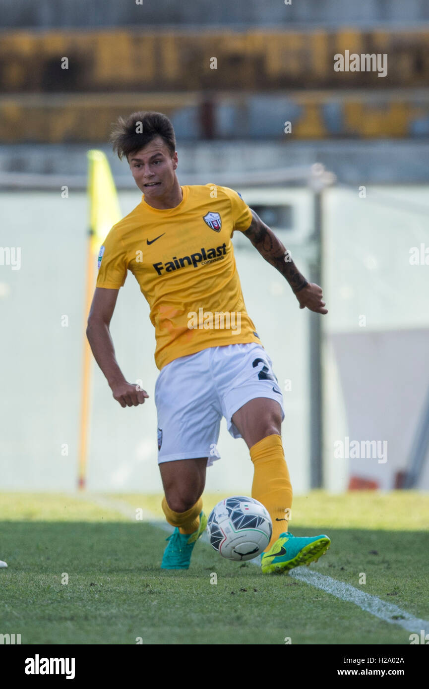 Pise, Italie. Sep 24, 2016. Melker Hallberg (Ascoli) Football/soccer : Italien 'Serie B' match entre Pise 2-1 Ascoli à Arena Garibaldi - Stade Romeo ANCONETANI à Pise, Italie . © Maurizio Borsari/AFLO/Alamy Live News Banque D'Images