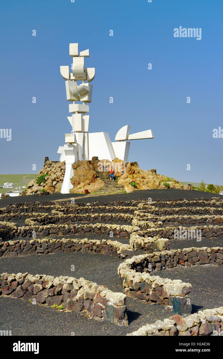 Monumento al Campesino monument sculpture de l'artiste Cesar Manrique. San Bartolomé, Lanzarote, îles Canaries, Espagne Banque D'Images