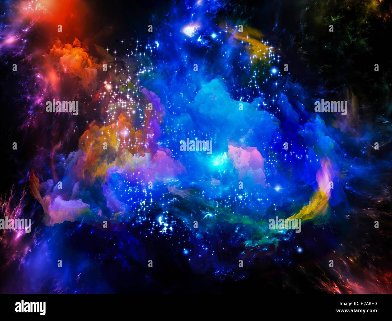 Nébuleuse de l’espace Banque D'Images