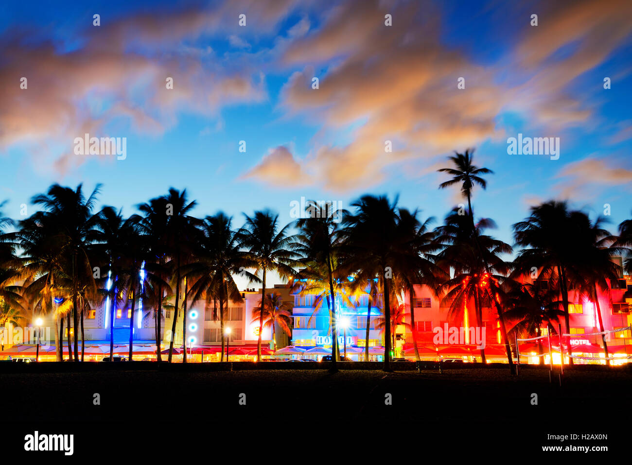 Miami Beach, Floride USA Banque D'Images