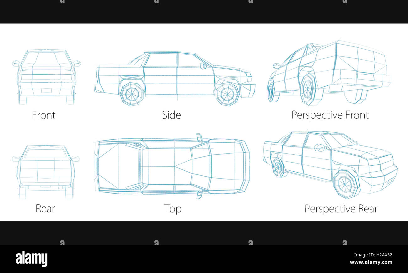 Concept car Banque D'Images