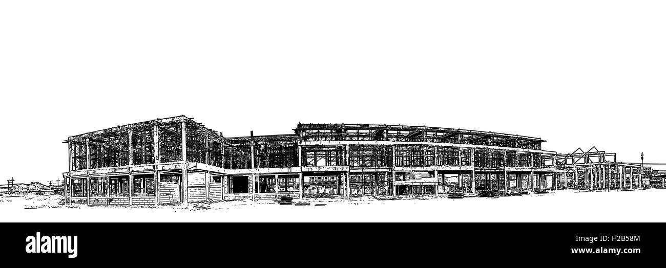 Bureau, bâtiment, architecture, ville, moderne, extérieur, affaires, empire, état, vacances, des bâtiments, de la conception, de la propriété, Banque D'Images