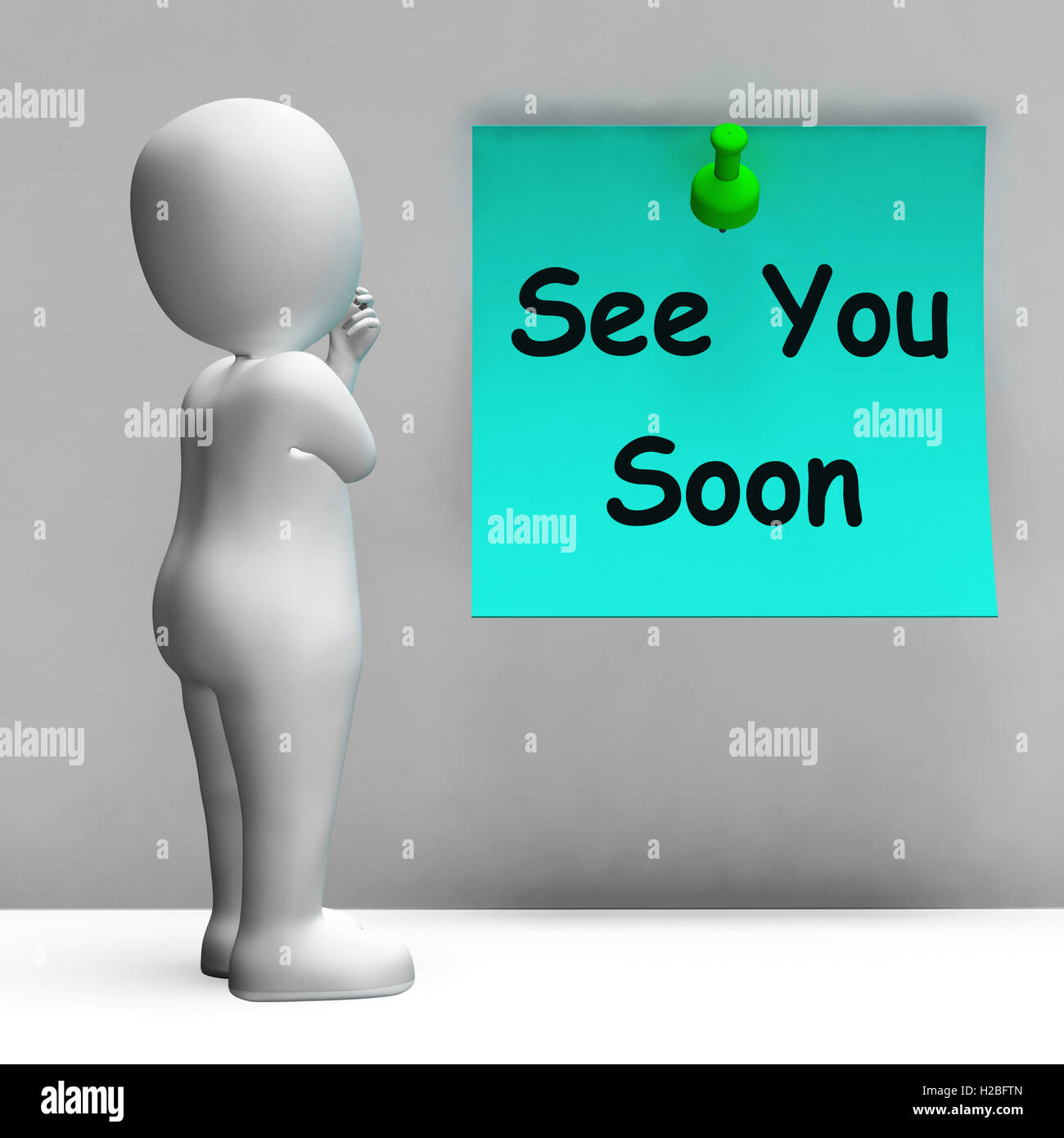 À bientôt, Au revoir ou adieu Banque D'Images