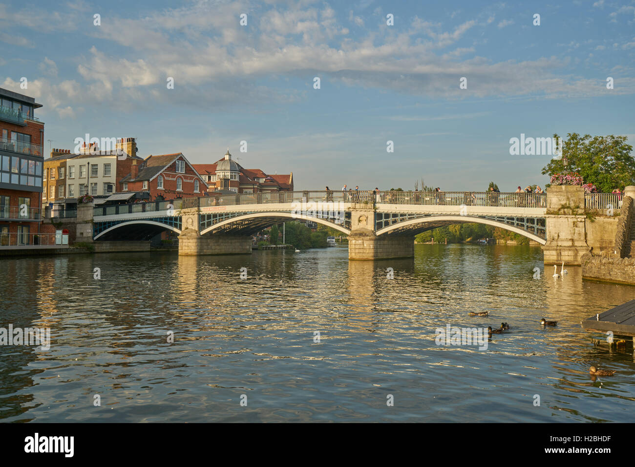 Pont au-dessus de Windsor tamise Banque D'Images