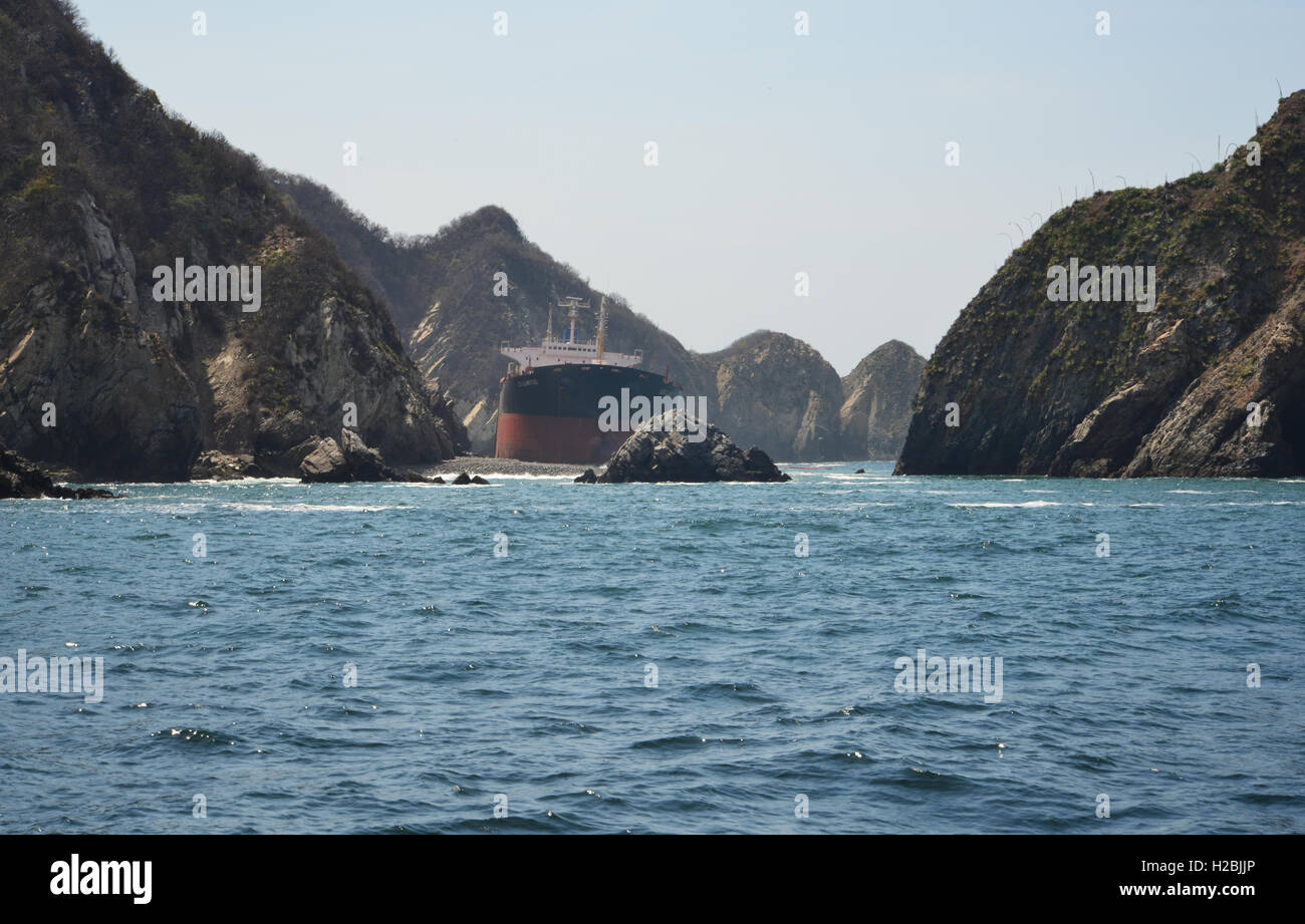 Le Mexique, Jalisco, Barra de Navidad, Los Llanitos Vraquier Banque D'Images