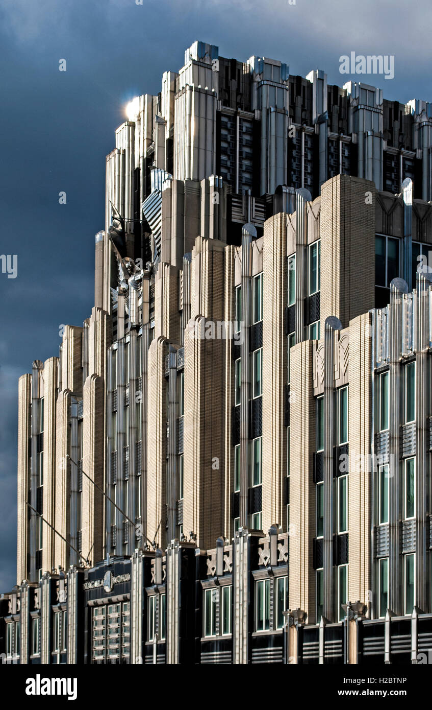Niagara Mohawk bâtiment Art déco à Syracuse, New York Banque D'Images