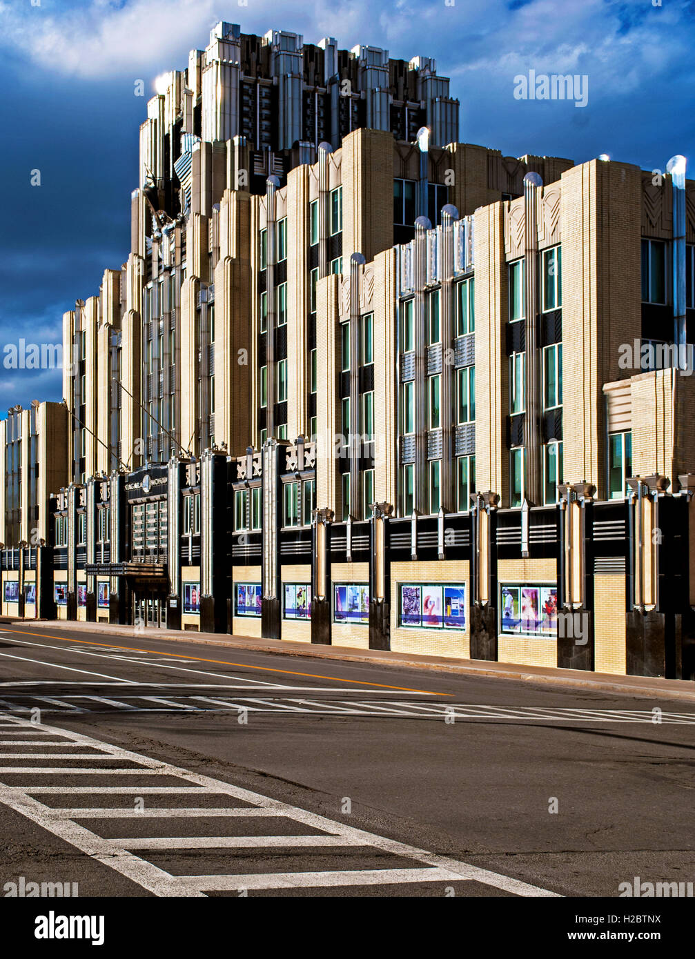 Niagara Mohawk bâtiment Art déco à Syracuse, New York Banque D'Images