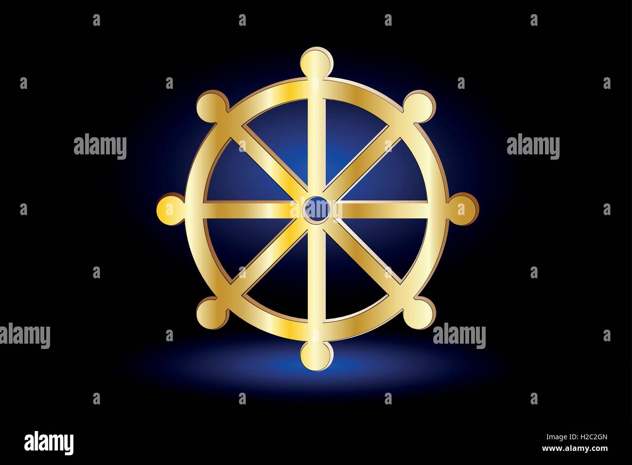 wheel-of-dharma-banque-d-images-vectorielles-alamy