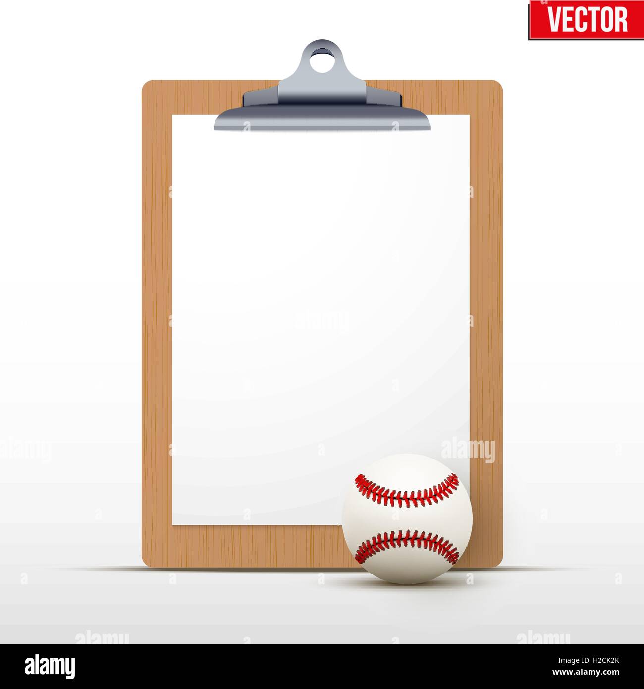 Presse-papiers vierges Coaching Illustration de Vecteur