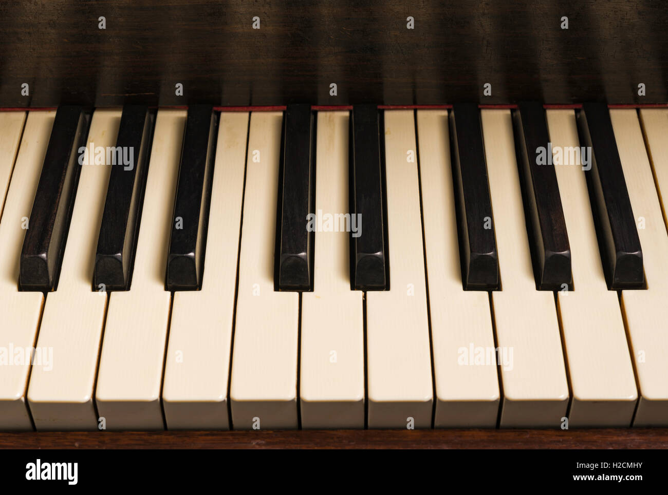 Close up of piano keys Banque D'Images