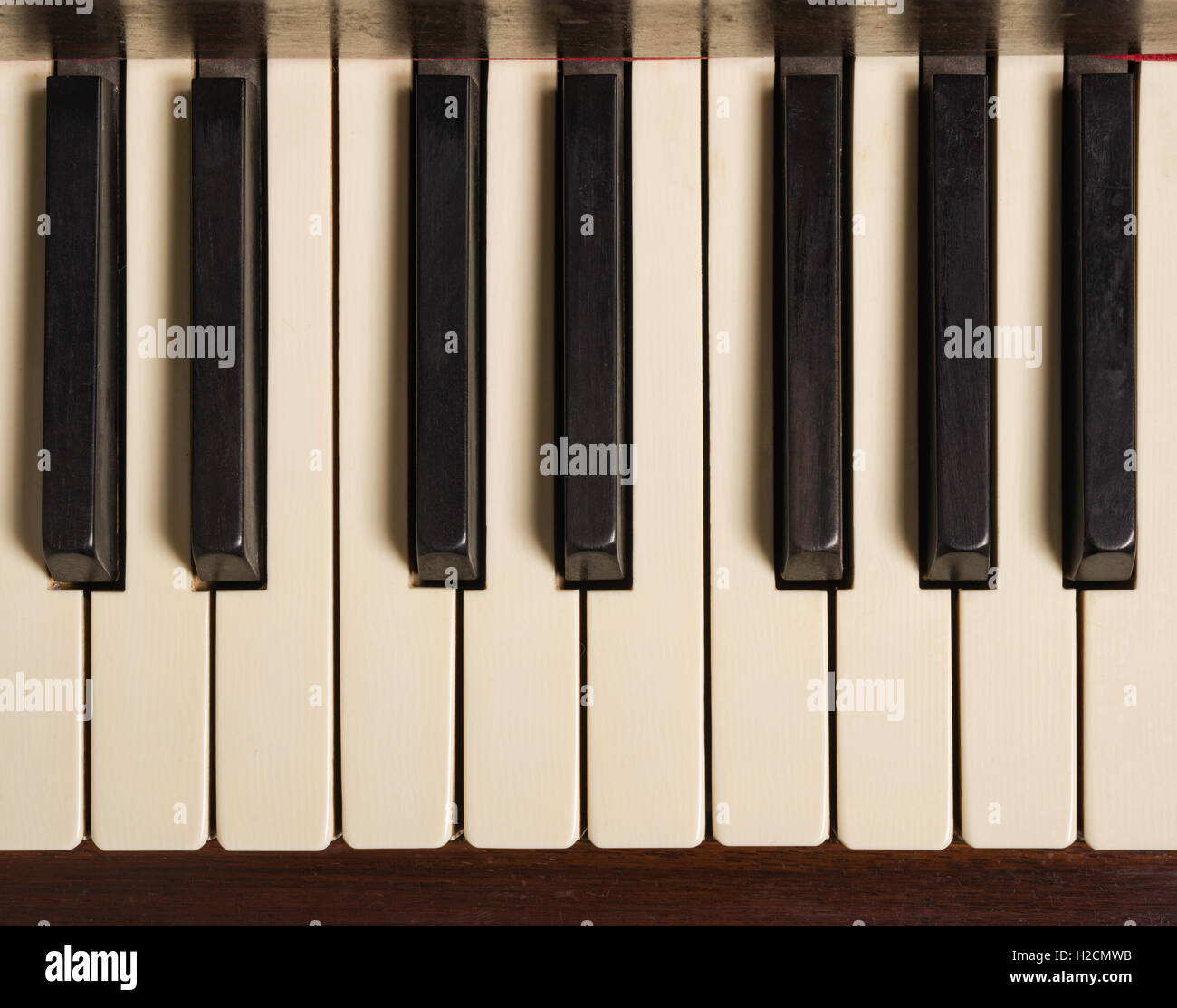 Close up of piano keys Banque D'Images
