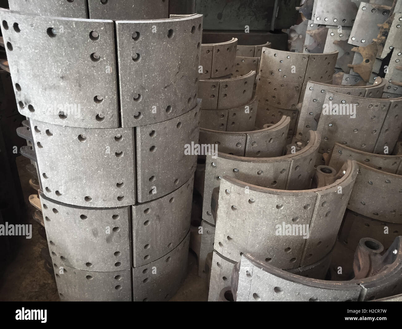 Jeu de patin de frein sur le terrain Banque D'Images