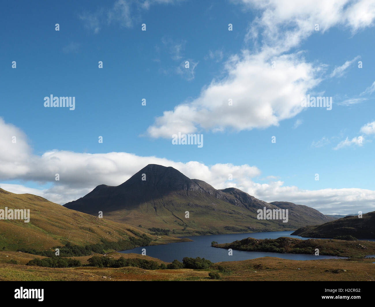 Cul Mor, Loch Lurgainn, Ecosse, Coigach Banque D'Images