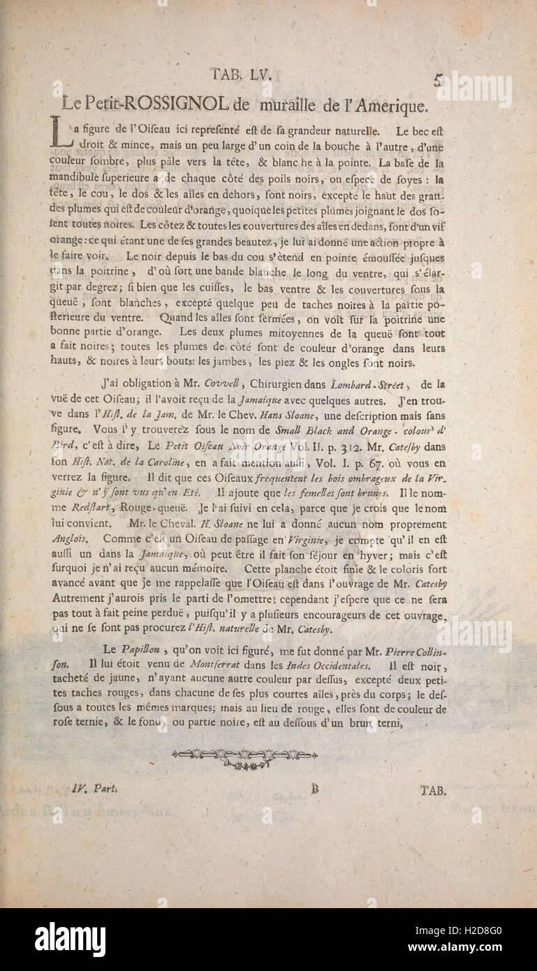 Cette collection présente des descriptions et des illustrations de diverses espèces d'oiseaux rares et étrangers, en mettant l'accent sur leurs caractéristiques et leur présence rare dans des régions spécifiques. Banque D'Images
