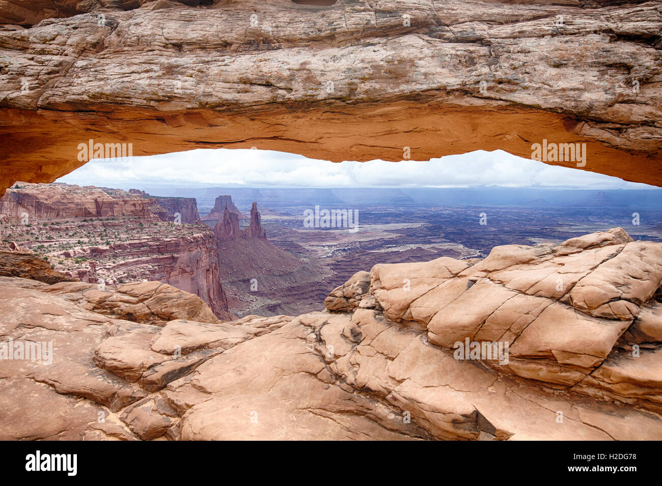 Mesa Arch dans Canyonlands National Park Banque D'Images