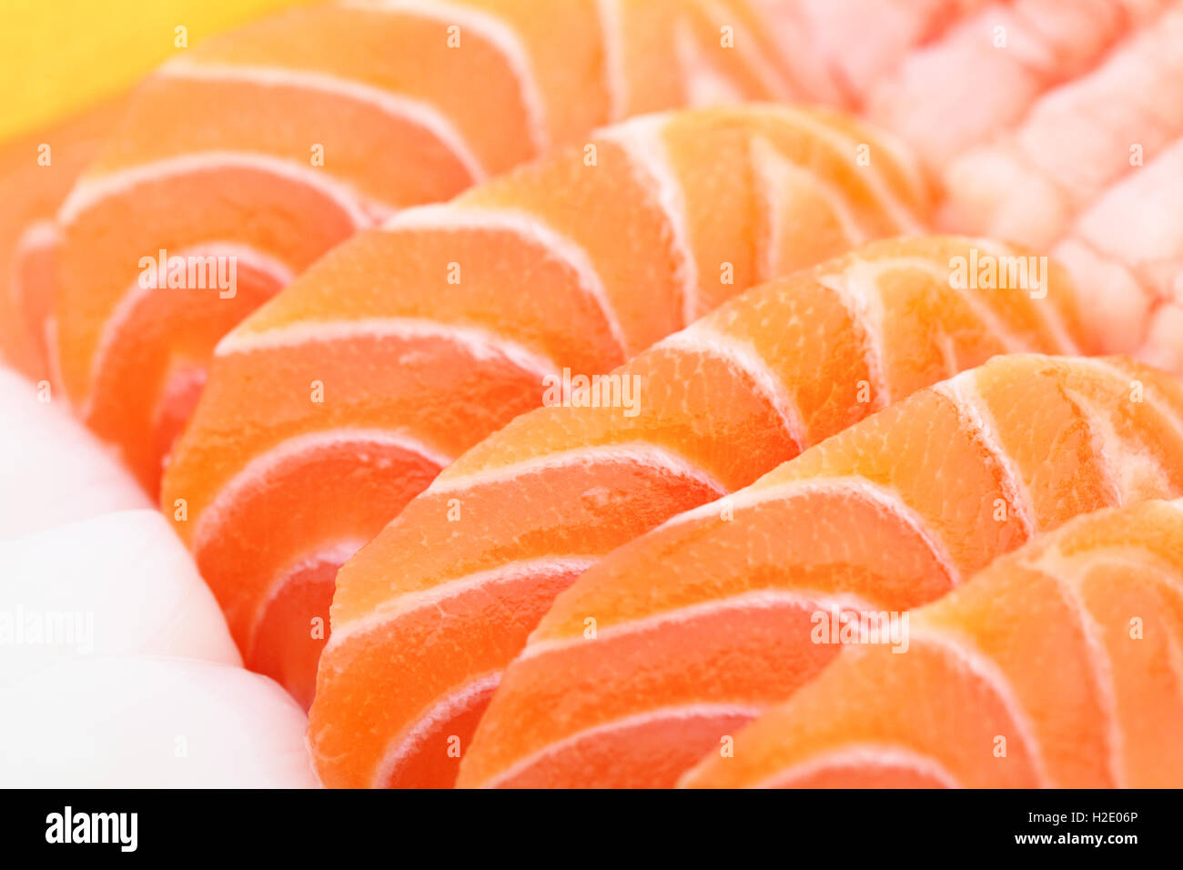 Sashimi saumon Banque D'Images